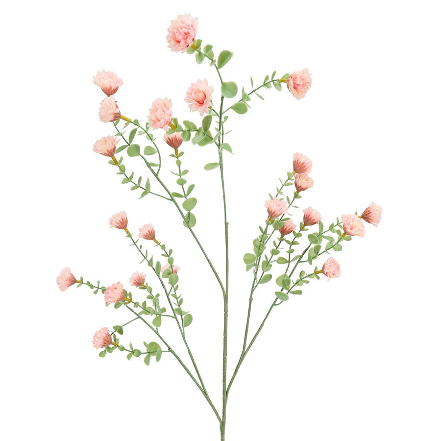 Tige de mini marguerites artificielles 33 po rose