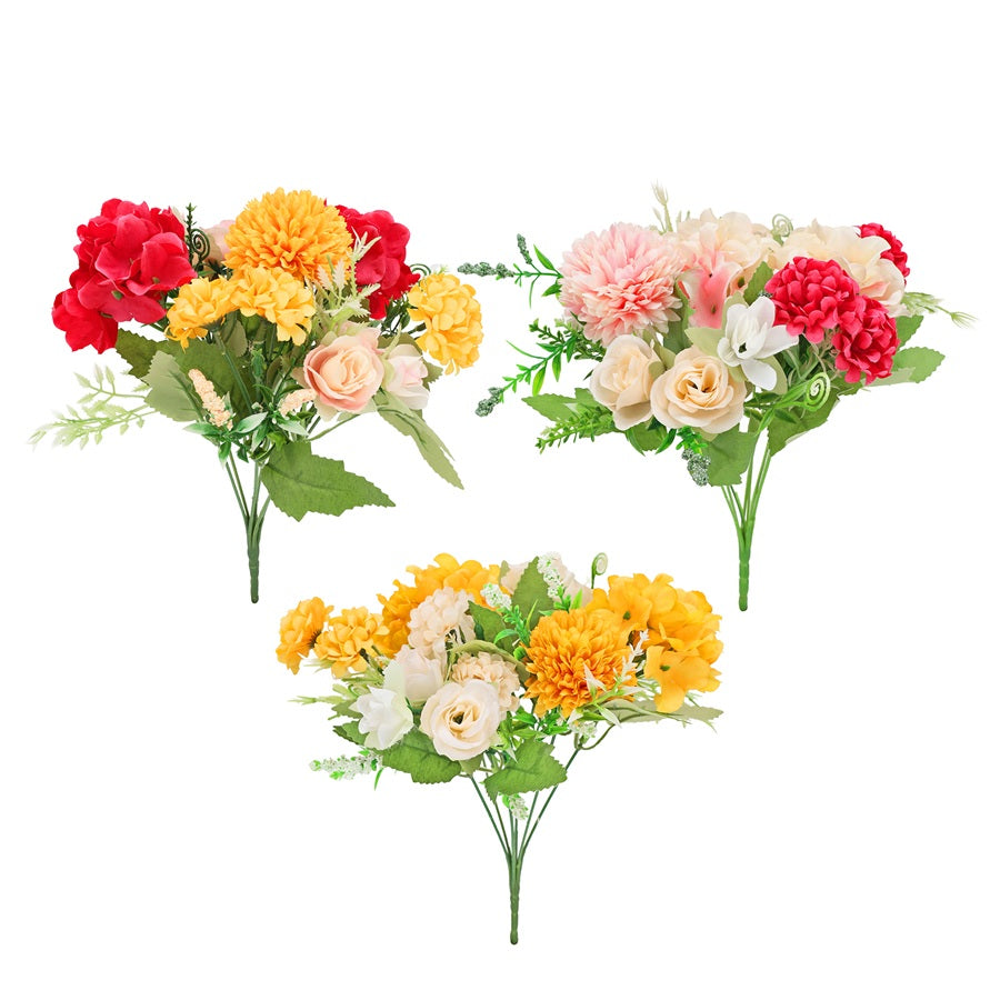 Bouquet de fleurs artificielles 12 po