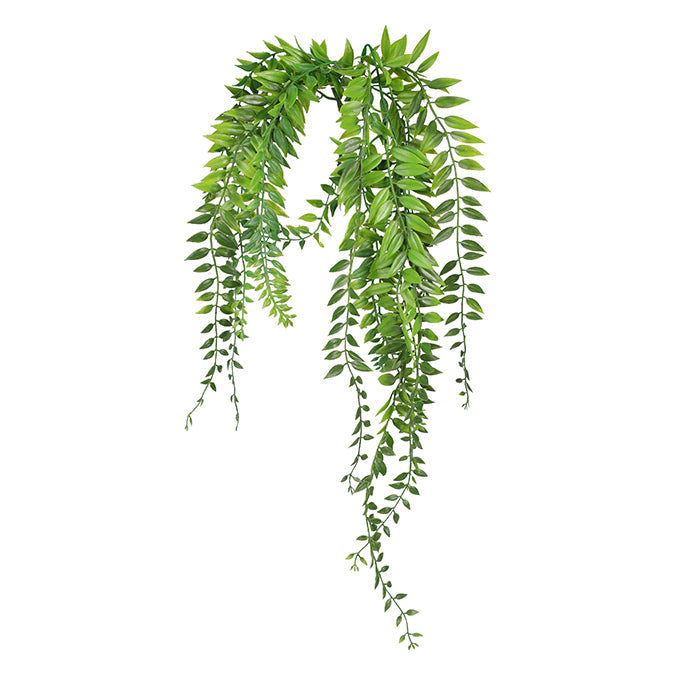Vigne de feuilles de thé artificielle 26 po