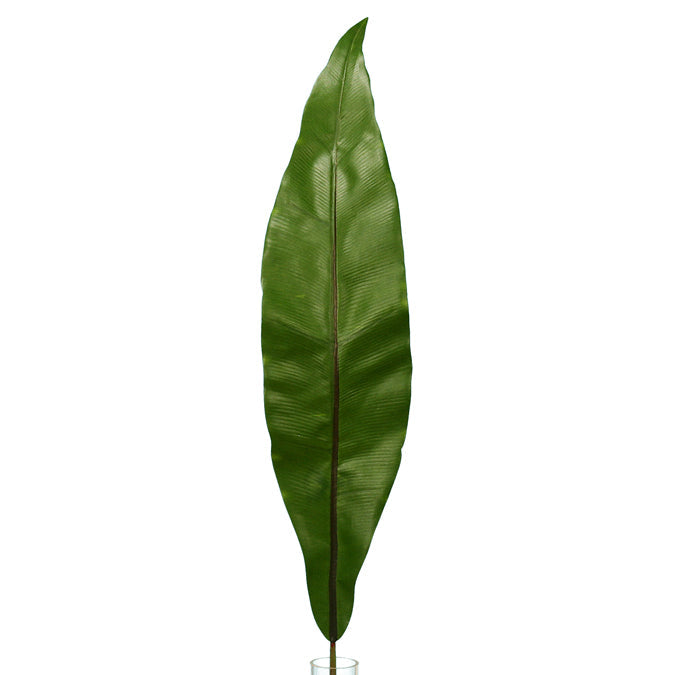 feuille artificielle 28" longue verte