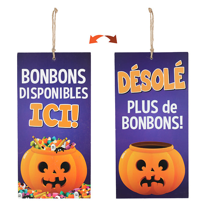 Accroche-porte 6 po x 12 po Bonbons disponibles  -  Bonbons non disponibles