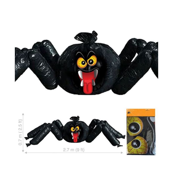 Sac à feuilles araignée géante 2,5 po x 9 po