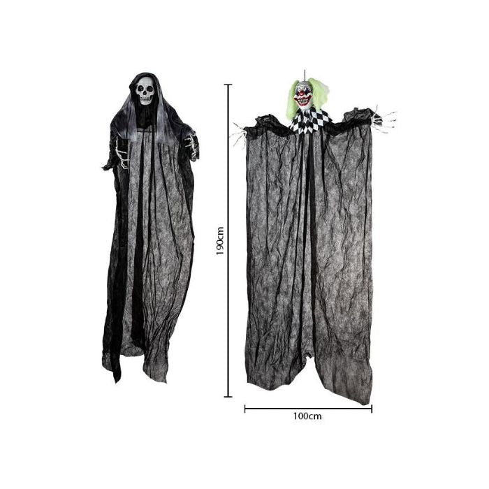 Personnage d'Halloween effrayant à suspendre 6 pi