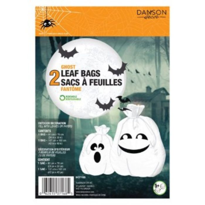 Sac à feuilles fantôme (1 x 24 po x 30 po et 1 x 42 po x 40 po)