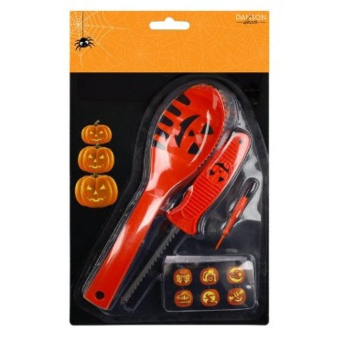 Ensemble d'accessoires pour découper une citrouille (10 morceaux)