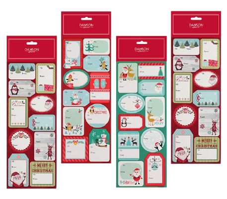 Étiquette pour cadeau de Noël