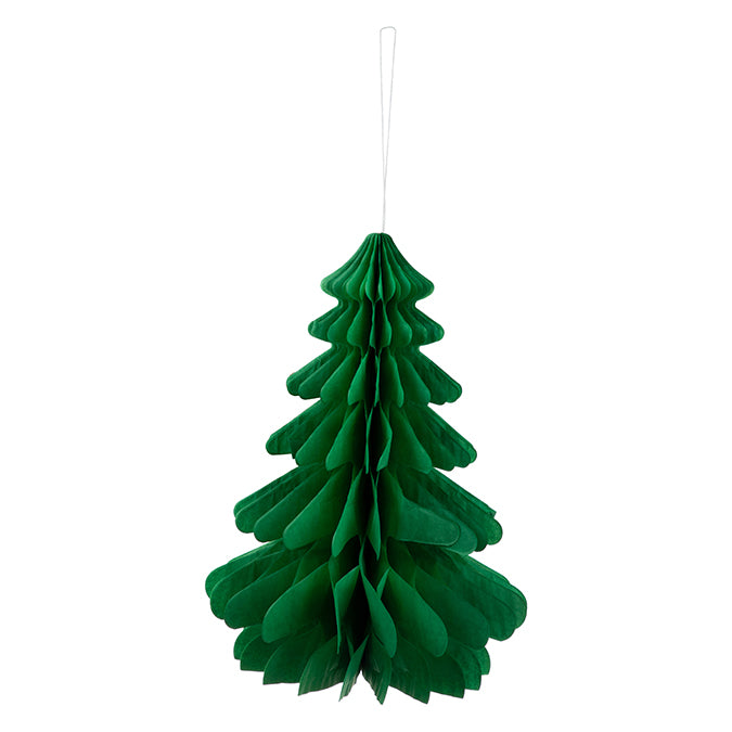 Sapin 10 po à suspendre en papier vert