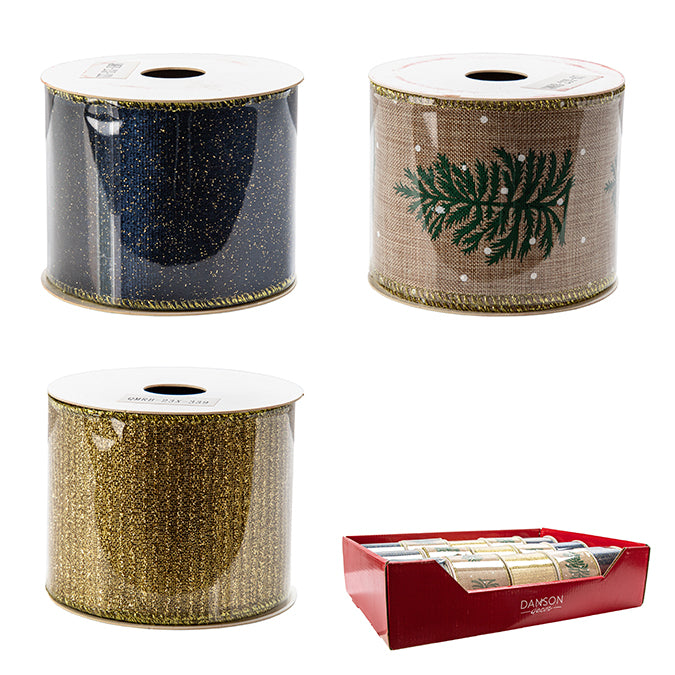 Ruban décoratif 2,5 po x 8,9 pi en jute