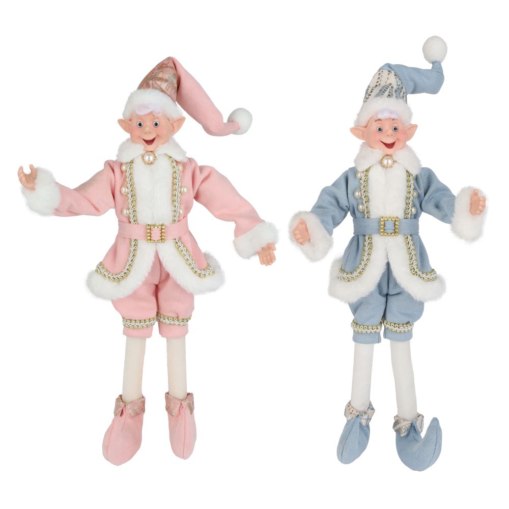 Lutin flexible 18 po en tissu au couleur pastel