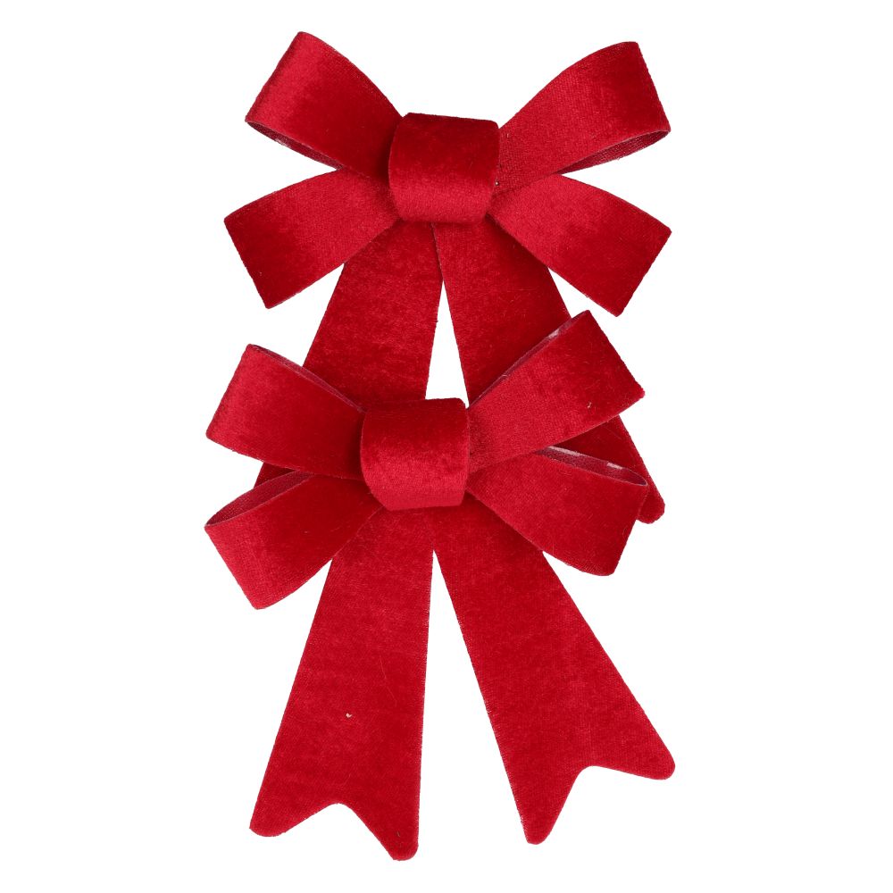 Boucle en PVC rouge 5 po x 8 po