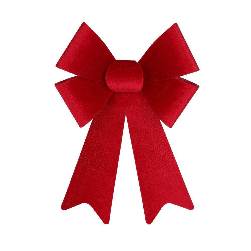 Boucle en PVC imprimé rouge 9 po x 15 po
