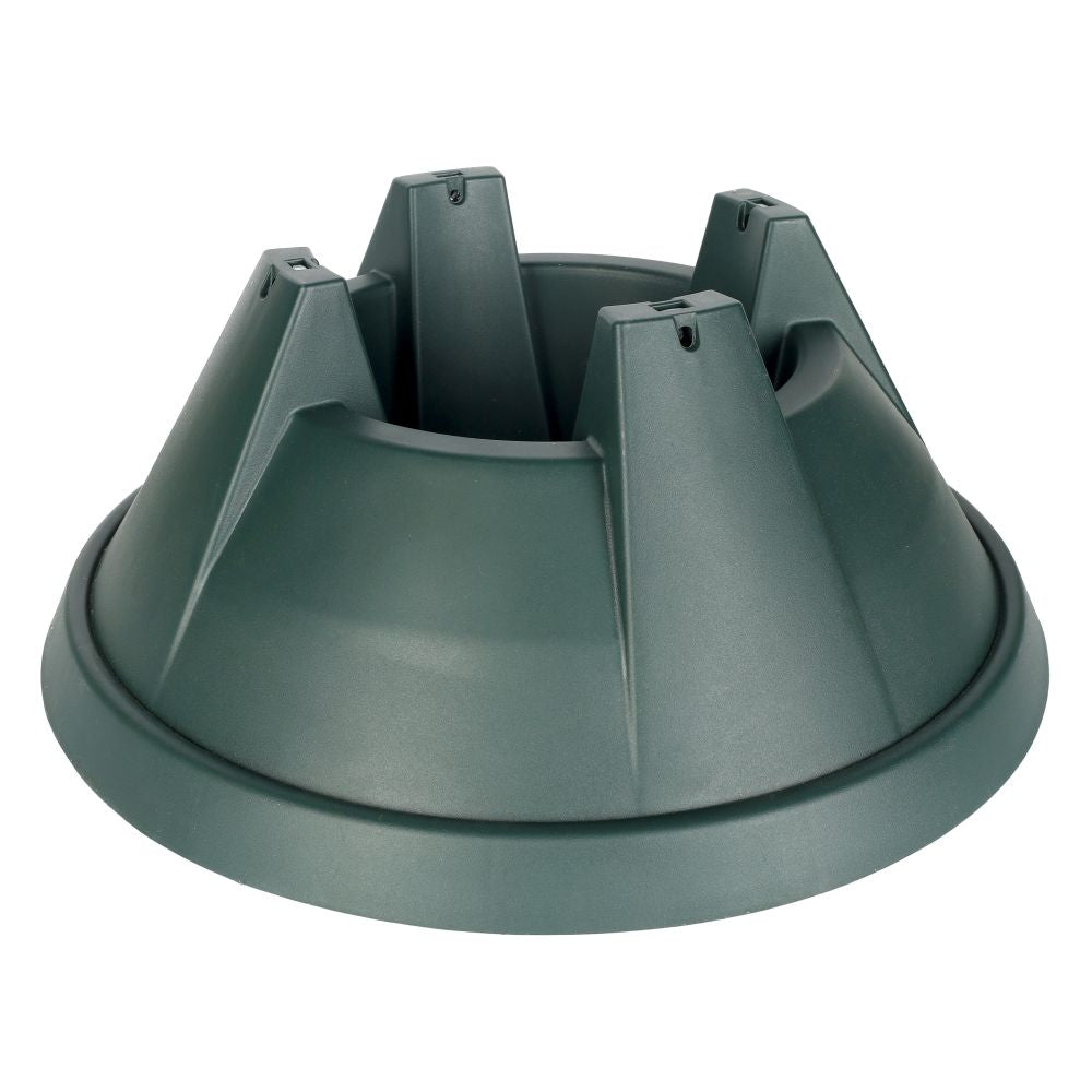 Pied en plastique vert pour sapin 15 po x 6,5 po
