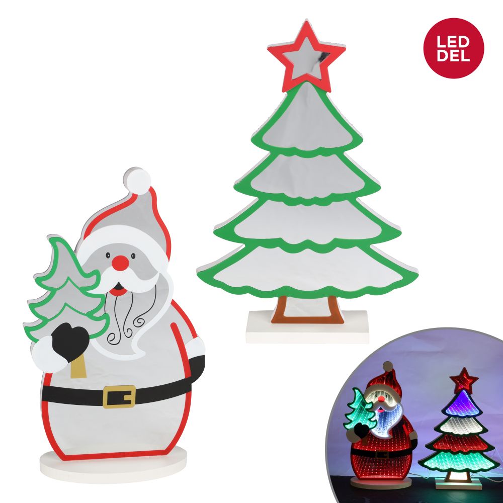 Décoration lumineuse de Noël avec lumière DEL 11 po