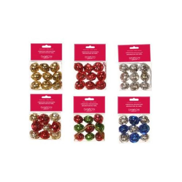 Ornement grelot 40 mm (paquet de 9)