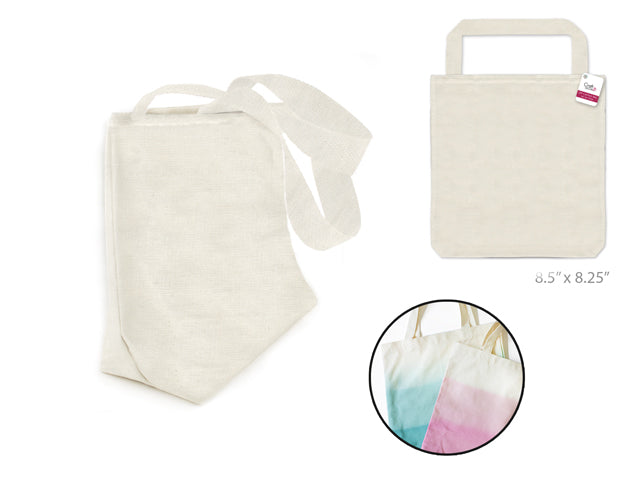Sac en toile à décorer 8,5 po x 8,25 po x 1,75 po