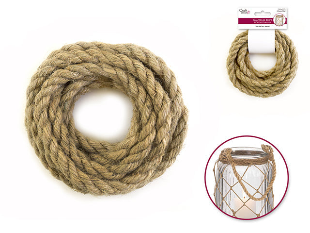 Cordage marin 10 mm x 3,8 m naturel