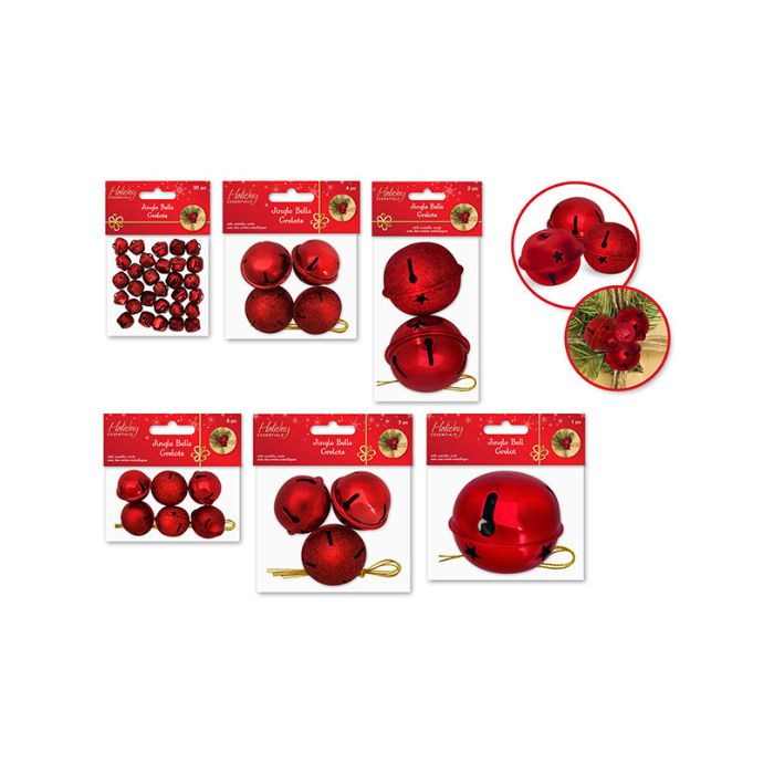 Ornement grelot rouge
