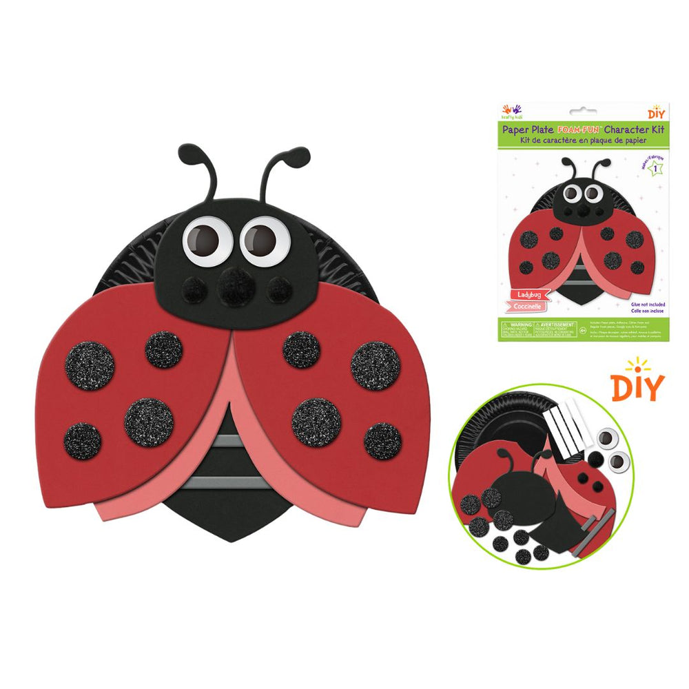 Ensemble de bricolage en foam coccinelle