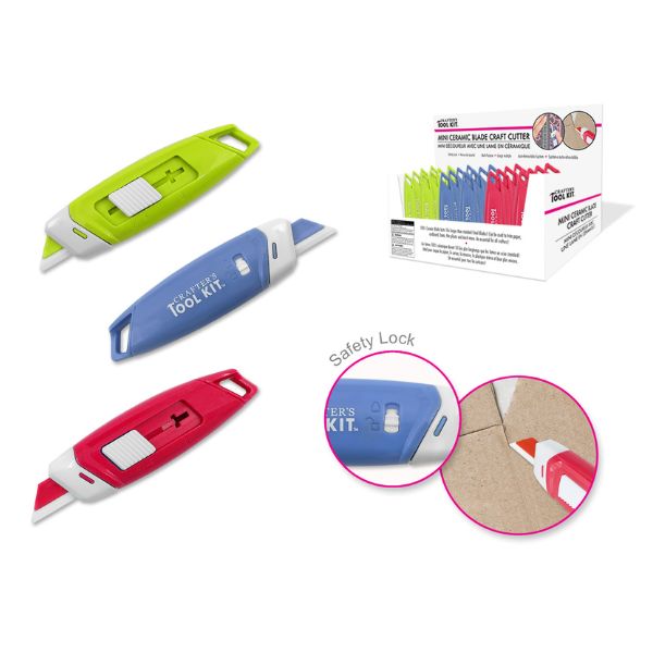 Mini couteau utilitaire à lame rétractable en céramique (exacto)