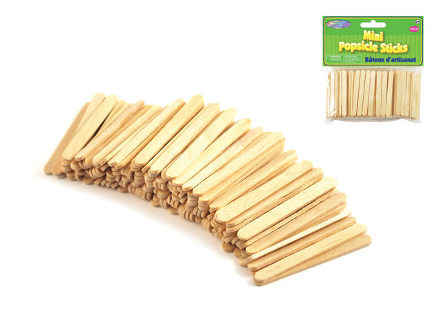 Bâton de bois 2,12 po x 0,25 po naturel (paquet de 150)