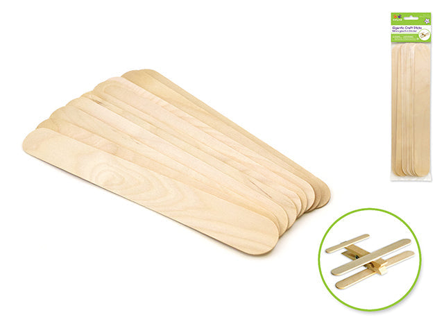 Bâton de bois 10 po x 1,3 po (paquet de 10)