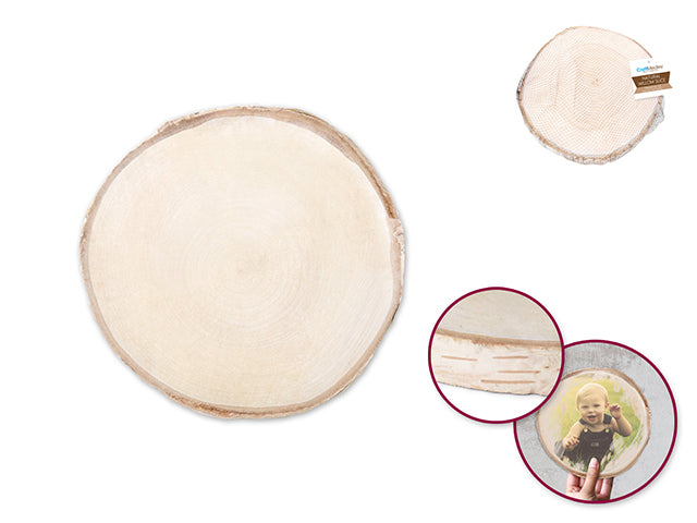 Rondelle en bois 13 - 15 cm