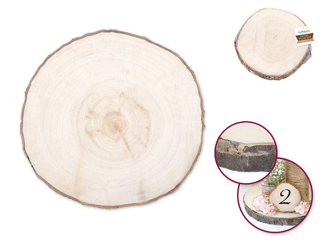 Rondelle en bois 18 - 20 cm