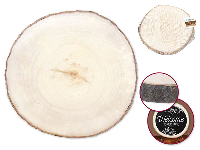 Rondelle en bois 23 - 25 cm