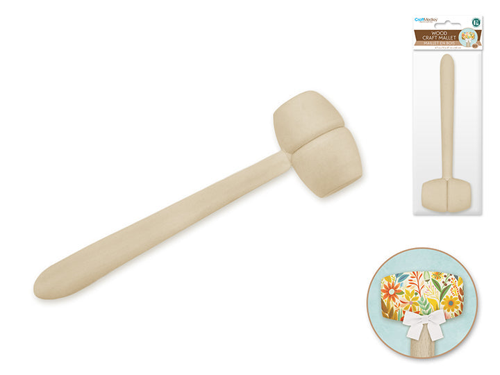 Maillet en bois 7 po x 2 po