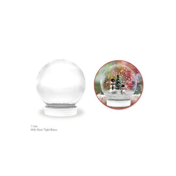 Globe en plastique 4,5 po pour confectionner une boule d'eau
