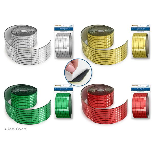 Ruban autocollant 1,6 po x 47,2 po tuiles disco