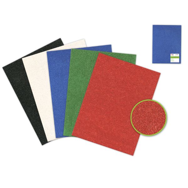 Feuille de mousse 9 po x 12 po brillante de couleur foncée