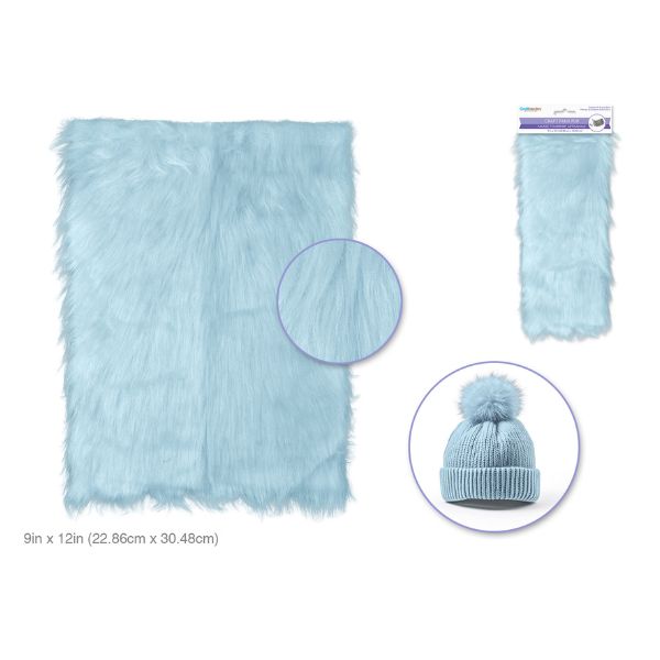 Fausse fourrure 9 po x 12 po pour projet d'artisanat
