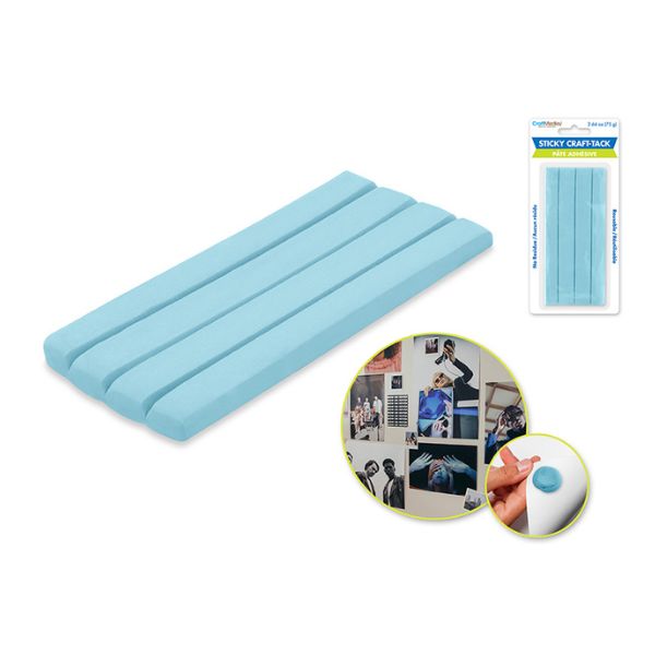 Mastic de fixation réutilisable 75 g bleu