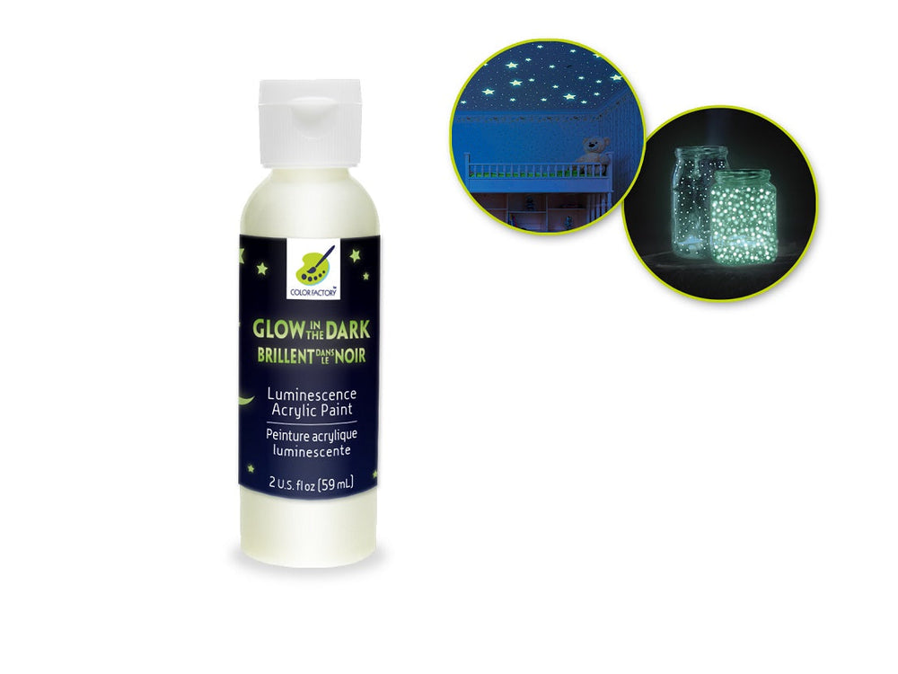 Peinture acrylique luminescente 2 oz Color Factory