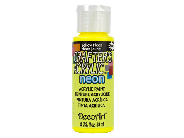 Peinture acrylique néon 2 oz DecoArt