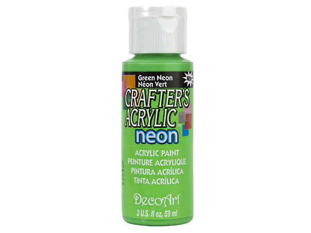 Peinture acrylique néon 2 oz DecoArt