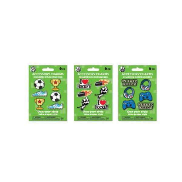 Breloques pour sandales ou accessoires Lil'bitz jeux