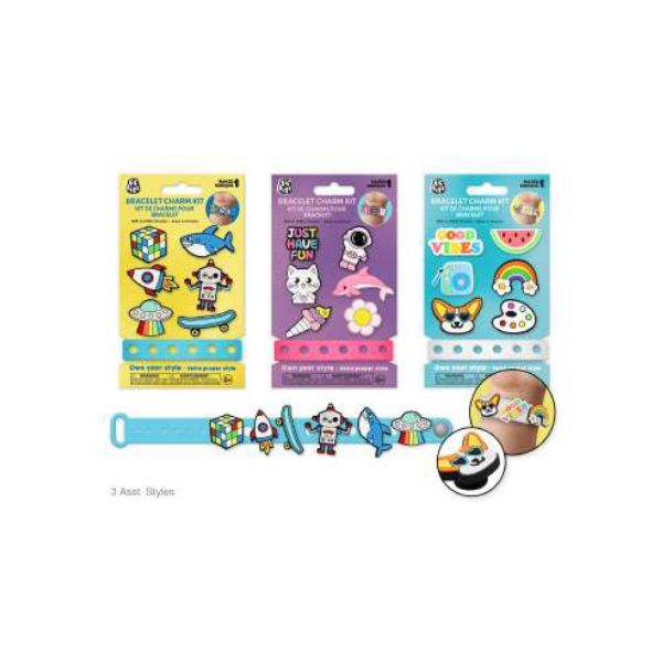 Bracelet troué en silicone avec breloques Lil'bitz