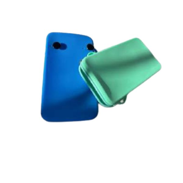 Pochette zippée 7 po x 4 po en silicone