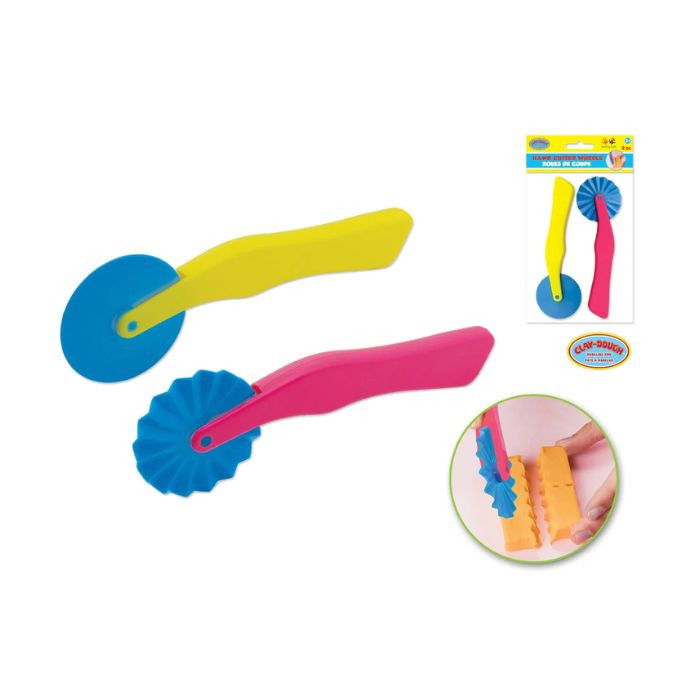 Roue de coupe pour pâte à modeler (paquet de 2)