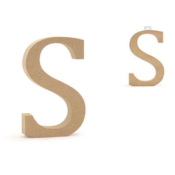 Lettre autoportante en bois 5 po
