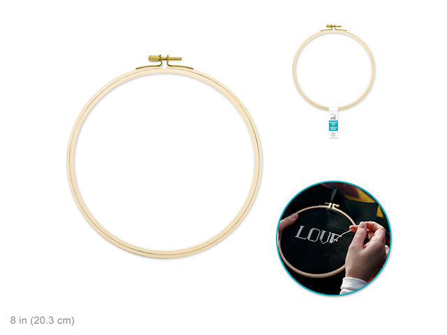 Cerceau en bambou pour broderie