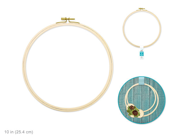 Cerceau en bambou pour broderie