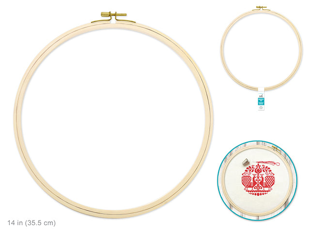 Cerceau en bambou pour broderie
