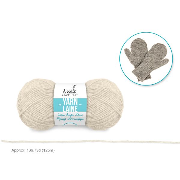 Laine mélange coton-acrylique 50 g Needlecrafters Blend