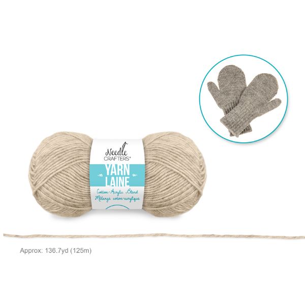 Laine mélange coton-acrylique 50 g Needlecrafters Blend