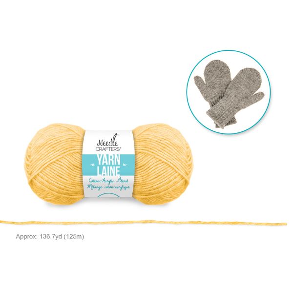 Laine mélange coton-acrylique 50 g Needlecrafters Blend