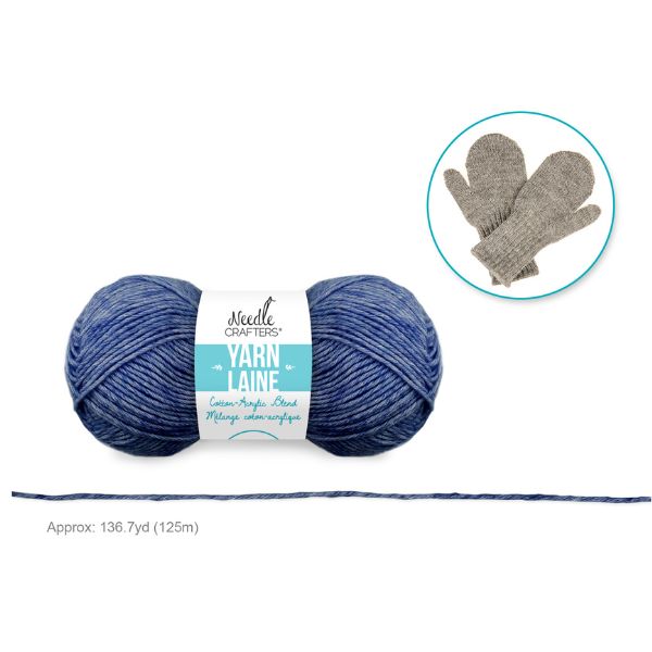 Laine mélange coton-acrylique 50 g Needlecrafters Blend