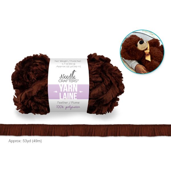 Laine plume 100% polyester 50 g Needlecrafters